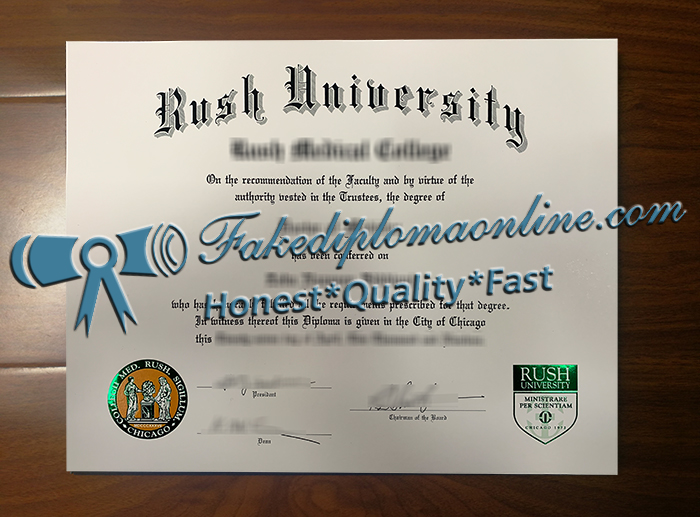 Rush University diploma