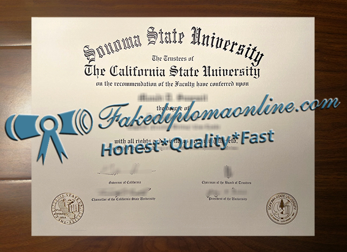 Sonoma State University degree