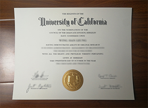 UC Berkeley diploma