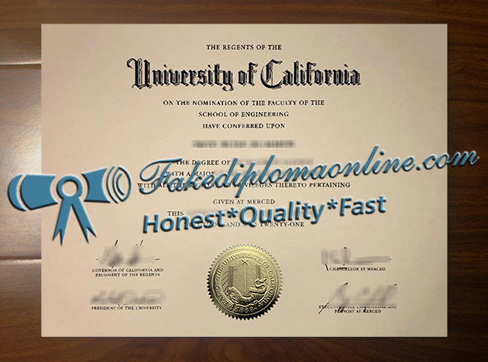 University of California Merced diploma