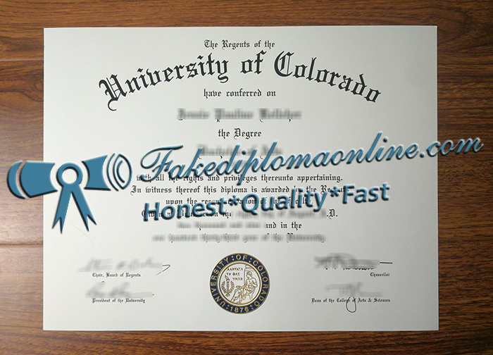 University of Colorado degree