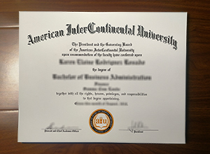 American Intercontinental University degree