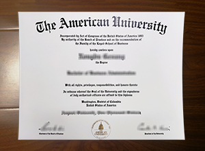 American University diploma