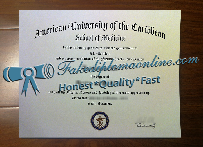 American University of the Caribbean degree