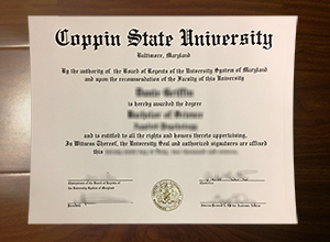 Coppin State University diploma