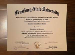 Frostburg State University diploma