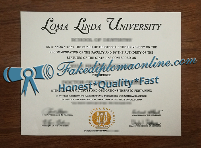 Loma Linda University degree