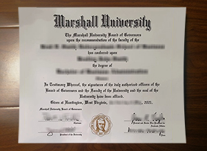 Marshall University diploma