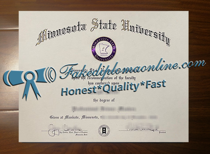 Minnesota State University diploma