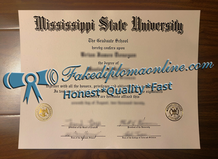 Mississippi State University diploma