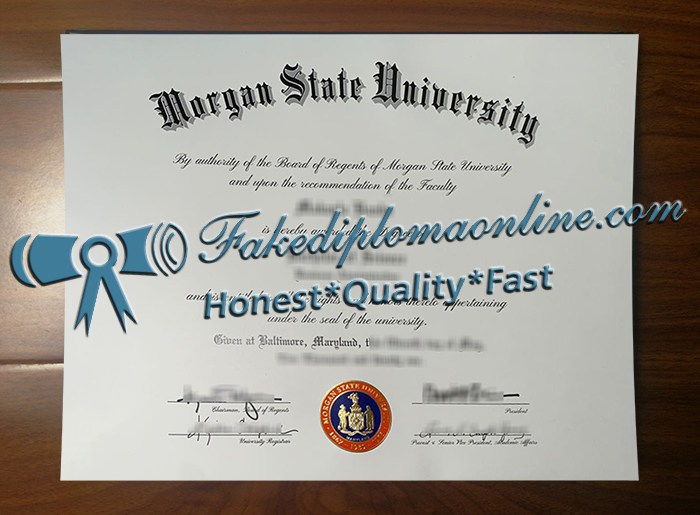 Morgan State University degree