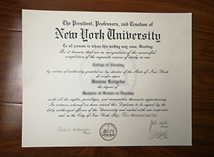 New York University diploma