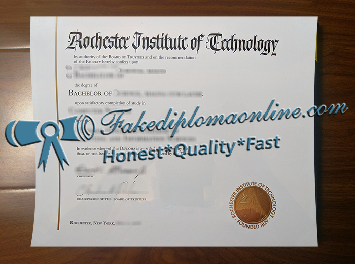 Rochester Institute of Technology diploma