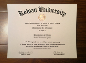 Rowan University diploma