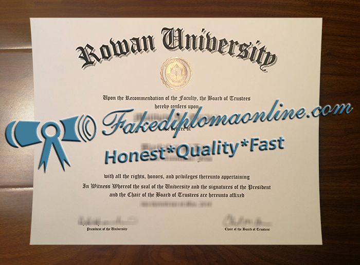 Rowan University degree