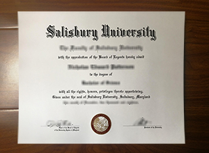 Salisbury University diploma