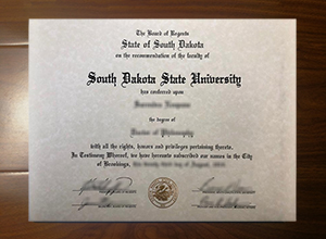 South Dakota State University diploma