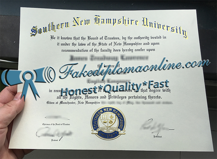 Southern New Hampshire University degree