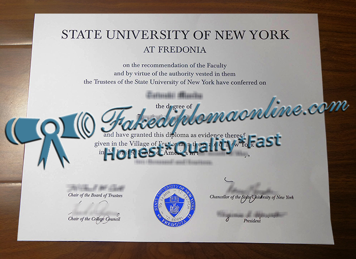 SUNY Fredonia degree