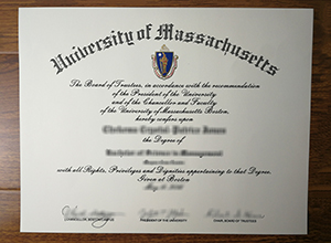 UMass Boston diploma