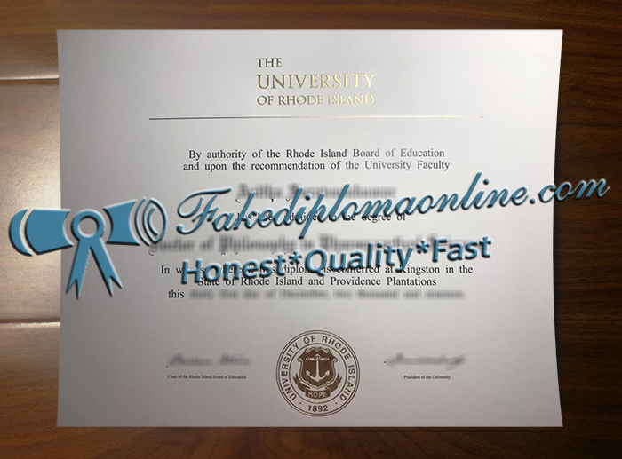 University of Rhode Island degree