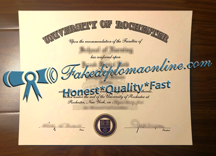 University of Rochester diploma