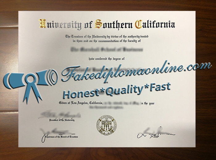 University of Southern California degree