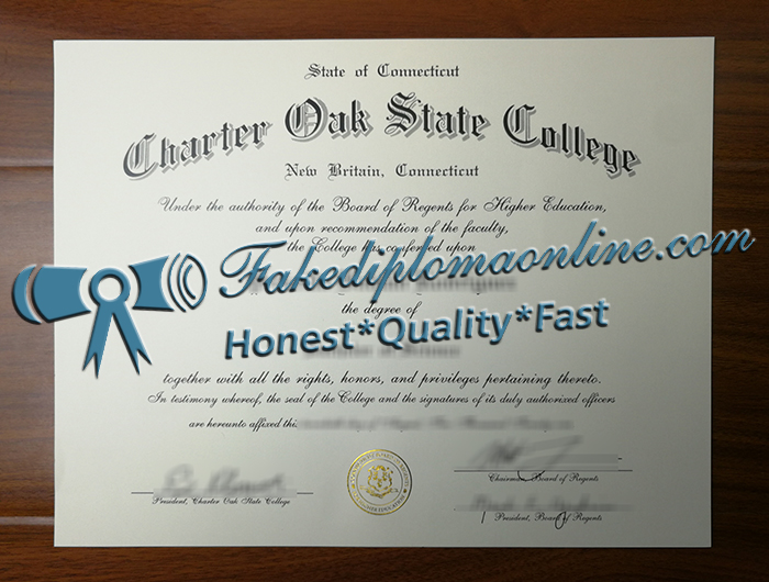 Charter Oak State College diploma