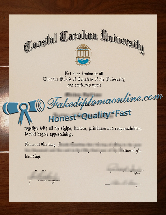 Coastal Carolina University degree