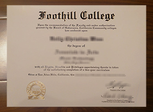 Foothill College degree