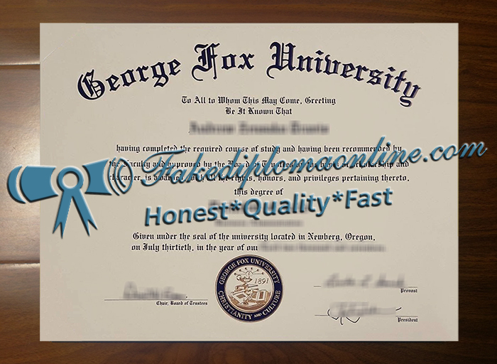 George Fox University degree