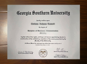 Georgia Southern University diploma