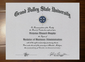 Grand Valley State University diploma