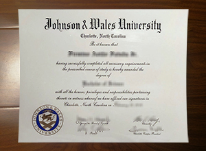 Johnson & Wales University diploma