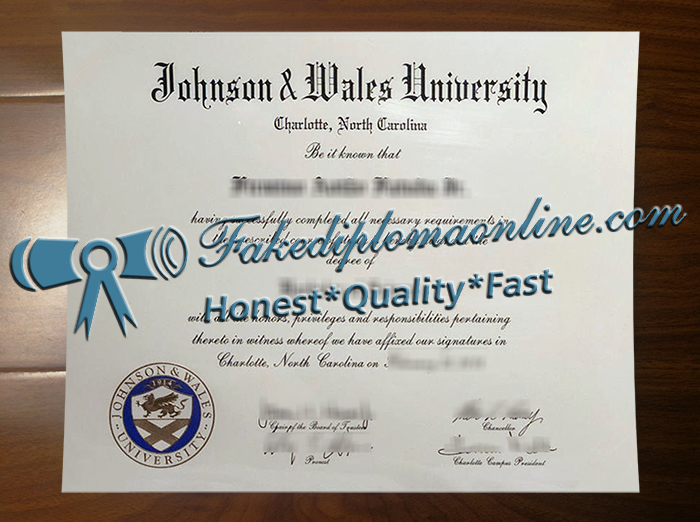 Johnson & Wales University degree