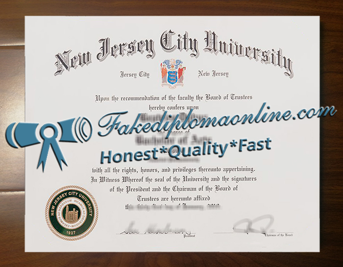 New Jersey City University degree