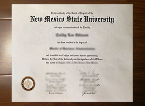 New Mexico State University diploma