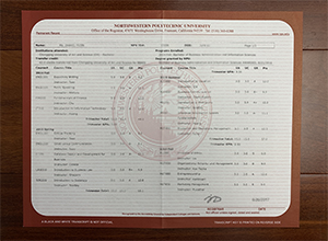 Northwestern Polytechnic University transcript