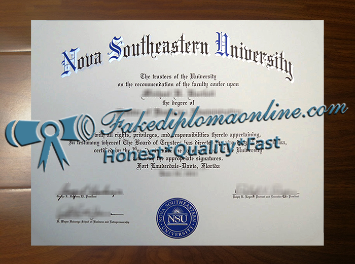 Nova Southeastern University degree