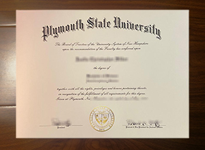 Plymouth State University diploma