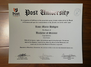 Post University diploma