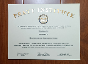 Pratt Institute diploma