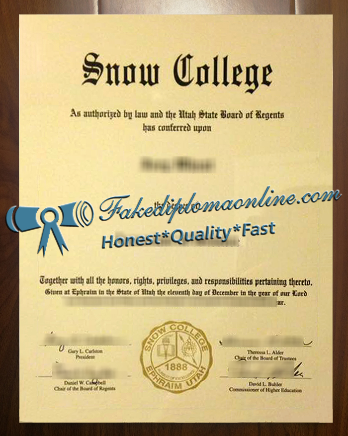 Snow College degree