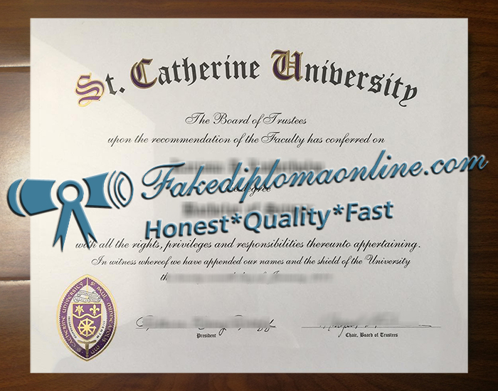 St. Catherine University diploma