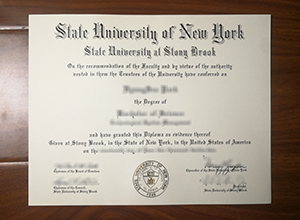 Stony Brook University diploma