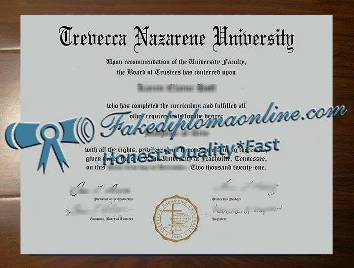 Trevecca Nazarene University degree