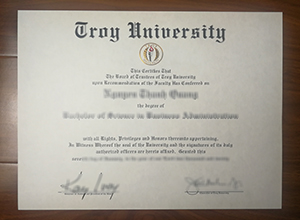 Troy University degree