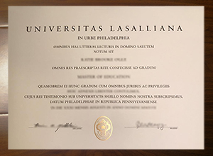 Universitas La Salliana diploma