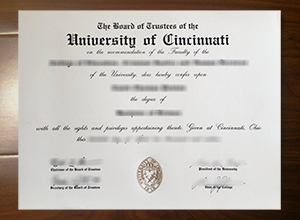 University of Cincinnati diploma