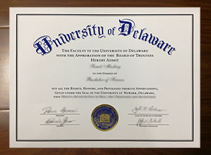 University of Delaware diploma